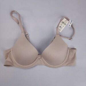 Aerie Real Sunnie Full Coverage Tan Underwire Bra 32A Classic Soft Essentials